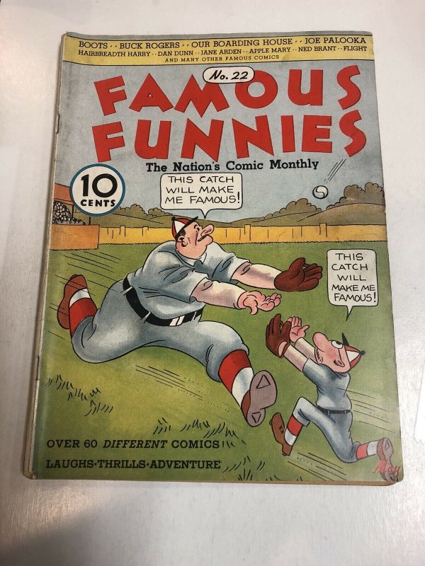 Famous Funnies (1936) # 22 (VG) | White Pages 