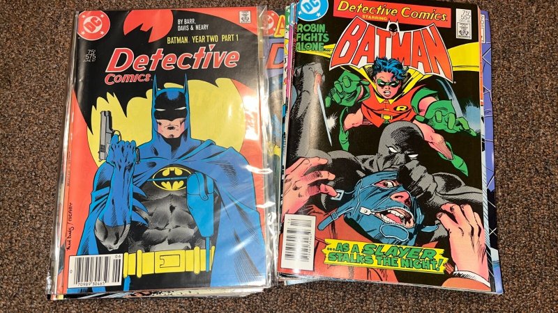 Huge Detective Comics Lot, Complete Run of Issue #s 507-678, Batman 575-578 583