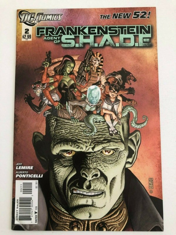 FRANKENSTEIN AGENT OF S.H.A.D.E. #2 The New 52 DC Comics 2011 VF