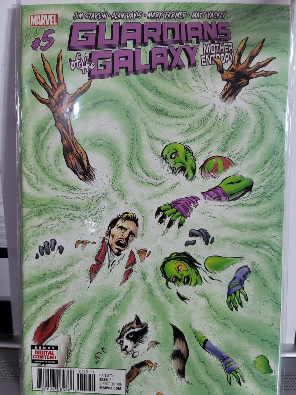 Guardians Of The Galaxy Mother Entropy 5 2017 Comic Books Modern Age Marvel Hipcomic