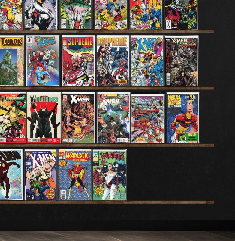 Huge Lot 150+ Comics with X-Men, Wolverines, Shadowman & More!