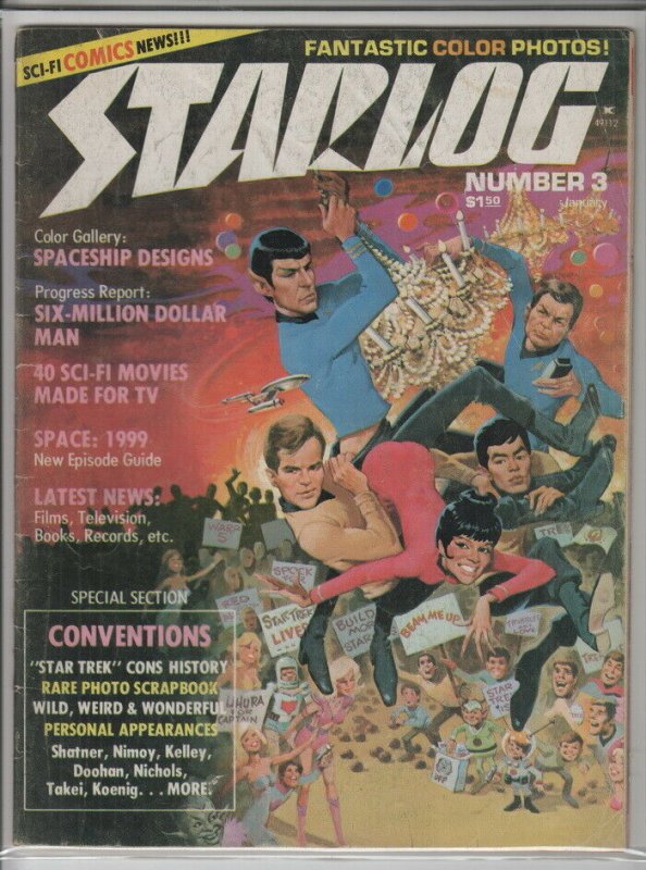 STARLOG MAGAZINE #3 VG A04937