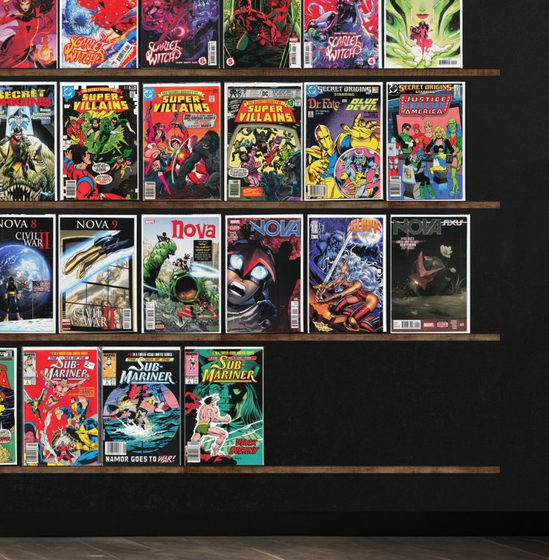 Huge Lot 140+ Comics with Nova, Secret Avengers, Secret Origins & More!