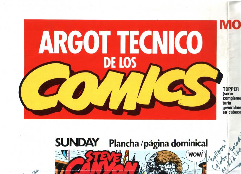 ARGOT Tecnico HISTORIA DE LOS COMICS Póster