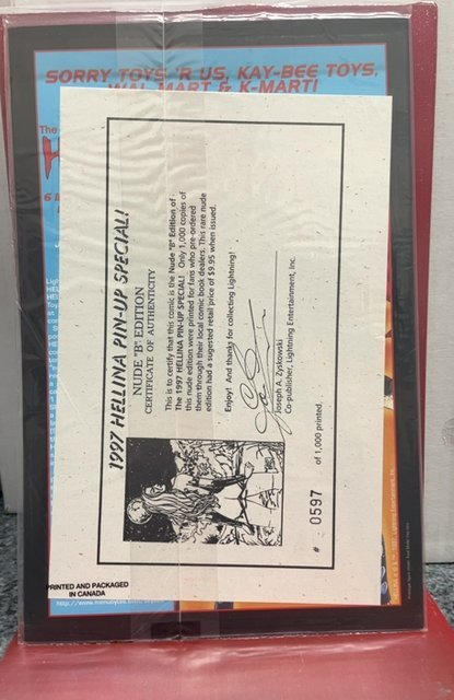 Hellina 1997 pin up special Nude B