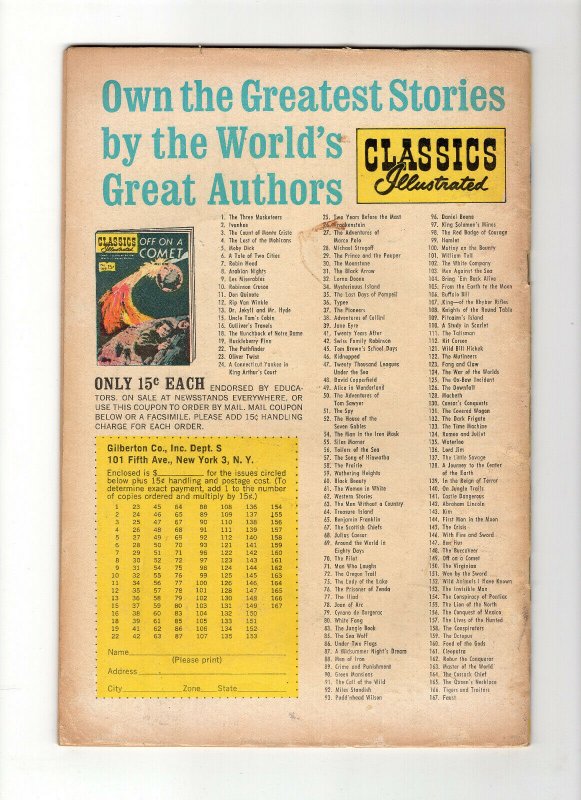 Classics Illustrated #31 (1965, Classics Illustrated)  