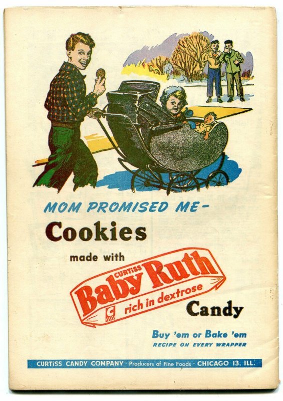 NUTTY #7 1948-RAGS RABBIT-HARVEY COMICS-ELECTROCUTION VG/FN