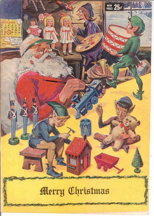MERRY CHRISTMAS-1969 CLASSICS ILL/GILBERTON  uncirc but VG-F COMICS BOOK 