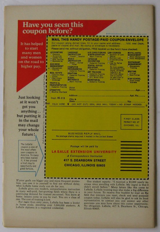 Tomb of Dracula #7 (Mar 1973, Marvel), FN condition (6.0)