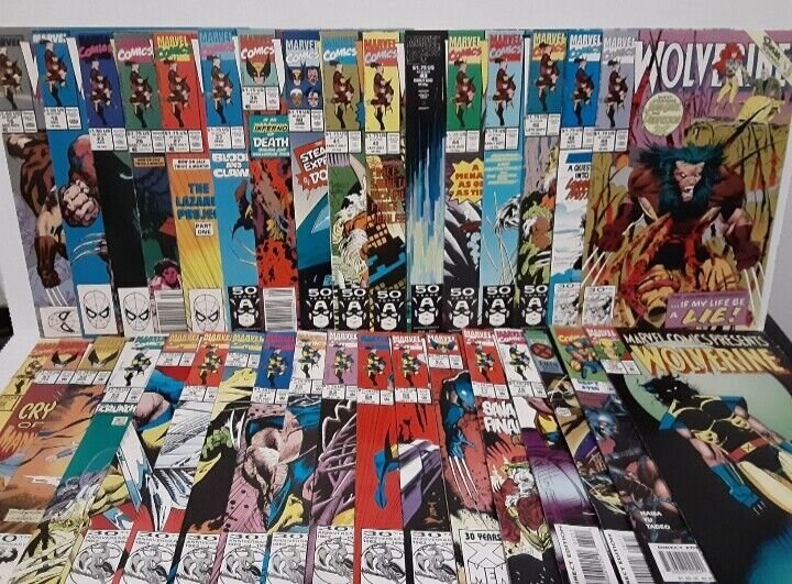 WOLVERINE: LOT OF 31 BOOKS + #50 GATE FOLD COVER - FREE SHIPPING!