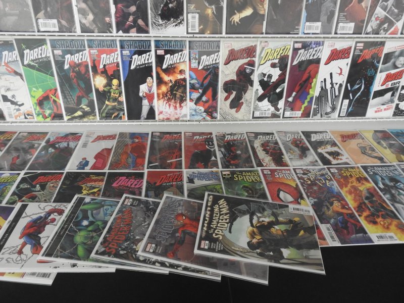 Huge Lot 160+ Comics W/ Daredevil, and Spider-Man! Avg VF+ Condition!