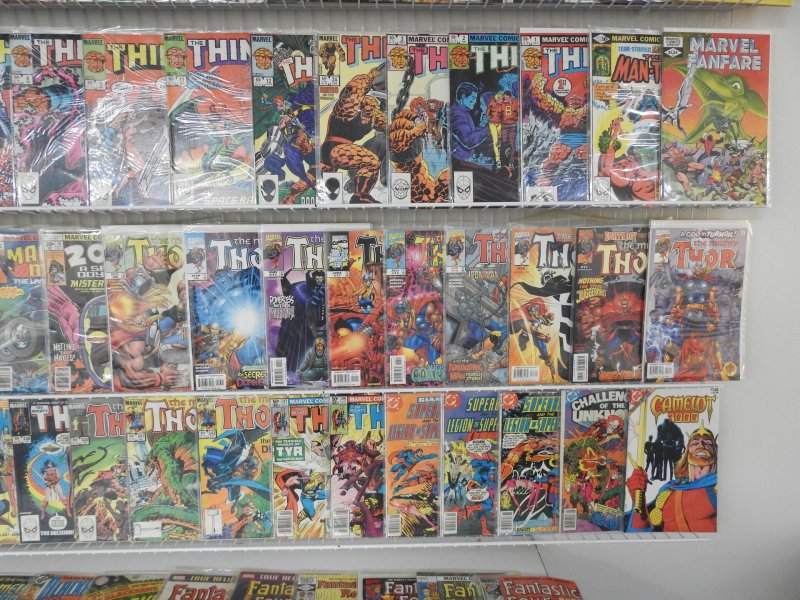 Huge Lot 140+ Comics W/ Thor, Fantastic Four, Machine Man+ Avg VF- Condition!