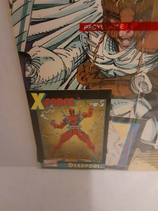  X-FORCE #1: 5 BOOK SET: POLYBAGED NEGATIVES SET + DEADPOOL CARD - FREE SHIPPING