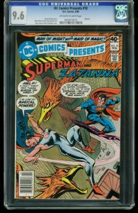 DC COMICS PRESENTS #18 1980-CGC GRADED 9.6-SUPERMAN ZATANNA 0207675013