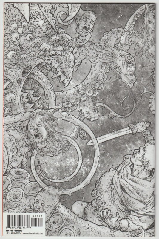 Britannia #4 (Dec 2016, Valiant), NM-MT condition (9.8), 2nd print