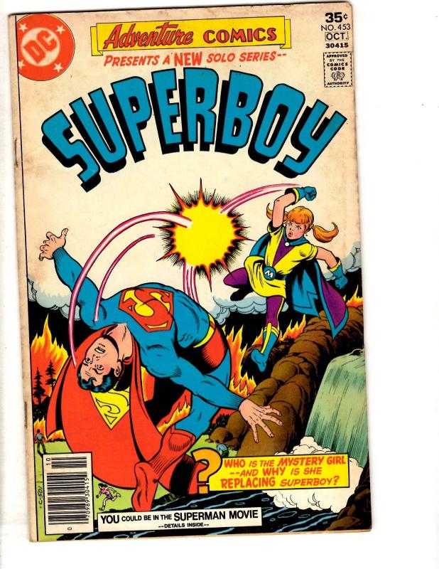 8 DC Comics Superboy 1 14 + Adventure Comics # 453 454 455 456 457 449 JG6