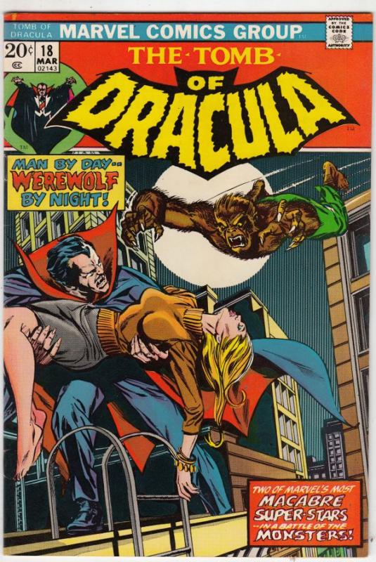 Tomb of Dracula #18 (Mar-74) NM Super-High-Grade Dracula