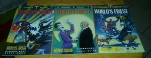 Superman Batman WORLDS FINEST 1-3 Complete Set 1990 vg vs movie joker lex luthor