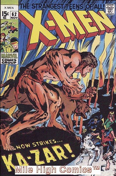 X-MEN  (1963 Series) (#1-113, UNCANNY X-MEN #114-544) (MARVEL) #62 Fine