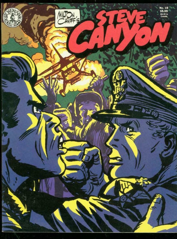 STEVE CANYON MAGAZINE #18 1987-MILTON CANIFF-N SICKLES VF