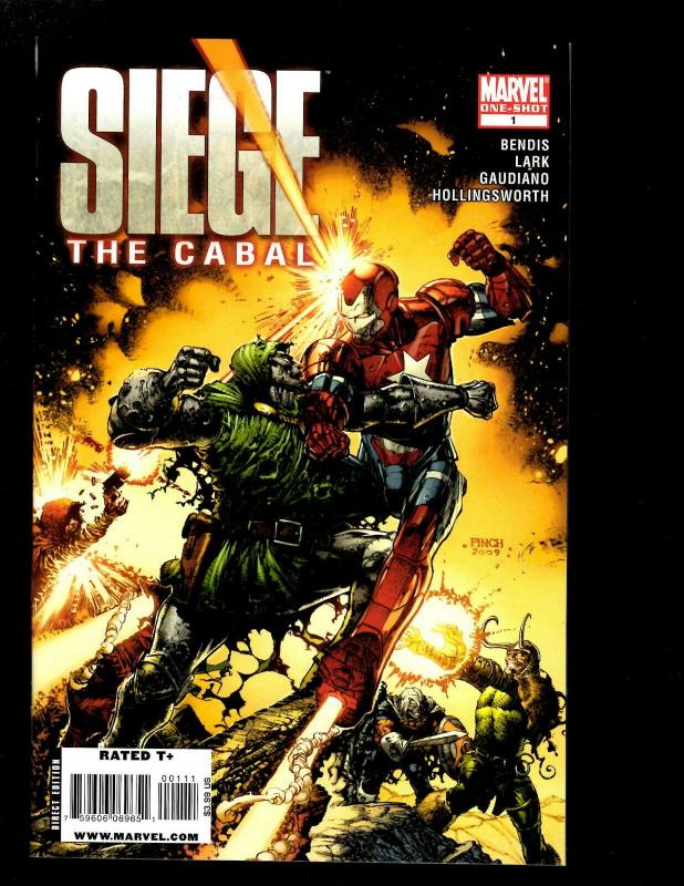 9 Siege Marvel Comics # 1 2 3 4 Cabal # 1 Embedded # 1 2 3 4  SM13