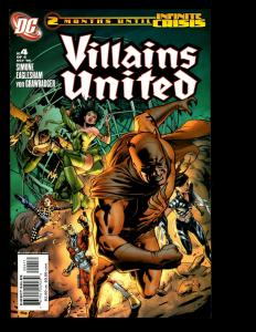 9 DC Comics Villains United # 1 2 3 4 5 6 Valor # 1 War of the Gods # 1 4 EK13