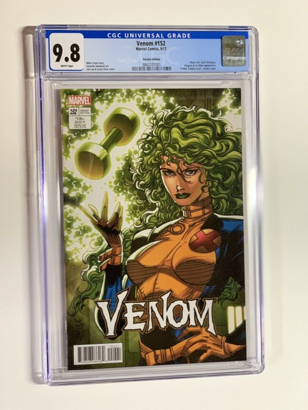 Venom 152 cgc 9.8 lim lee x-men card cover variant Polaris