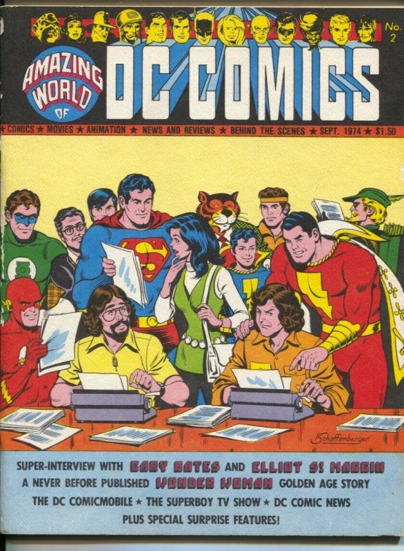 Amazing World of DC Comics #2 1974-Superman-Superboy TV series-Green Lantern-...