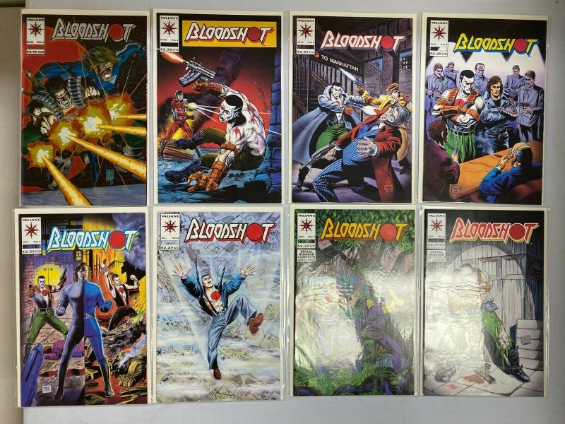 Valiant Bloodshot Comic Lot From #0-44+Yearbook 45 Diff Books 8.5 VF+ (1993-96)