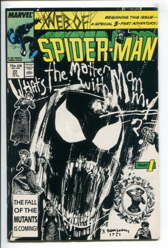 WEB OF SPIDER-MAN (1985 MARVEL) #33 FN/VF NM