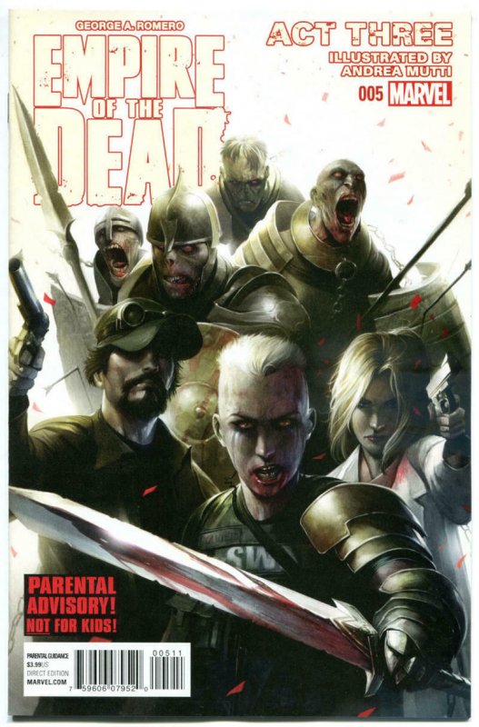 EMPIRE of the DEAD Act III #1 2 3 4 5, NM, George Romero, Zombies, 2014, Three