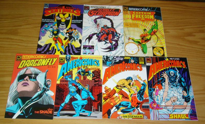 Americomics #1-6 VF/NM complete series + special - blue beetle sentinels justice