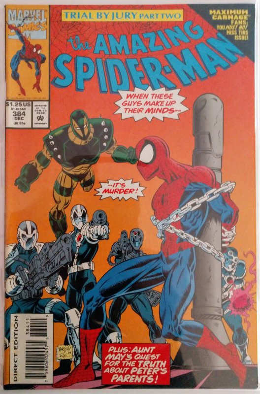 The Amazing Spider-Man #384 (VF)(1993)