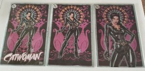 CATWOMAN #81 POULAT Trade Dress & Virgin & FOIL Variant Cover Set LTD 1000  NM