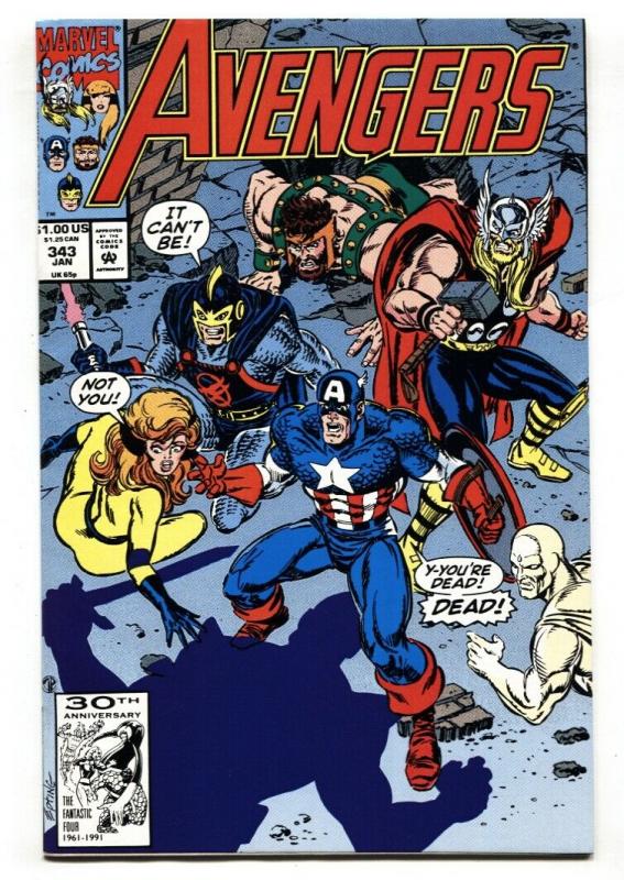 Avengers #343 First appearance of the Gatherers MARVEL NM-