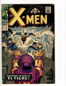 X-MEN #25 VG 4.0 1st FULL EL TIGRE (VERMONT COLLECTION)