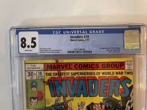 Invaders #18 - CGC 8.5 -  1st Destroyer (1977)