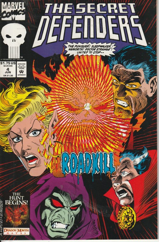 Secret Defenders #4 (1993) Punisher !
