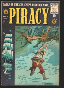 Piracy #5 1955-EC-Cover & story art by Bernie Krigstein-Graham Ingles-George ...