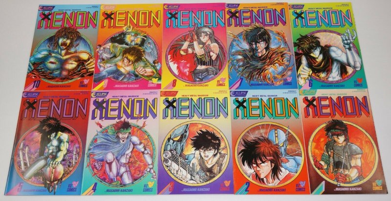 Xenon #1-23 VF/NM complete series - eclipse comics/viz manga heavy metal warrior