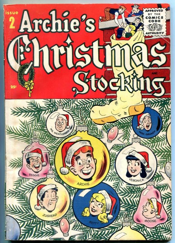 Archie's Christmas Stocking #2 1955-BETTY AND VERONICA-Giant Edition VG+