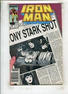 IRON MAN #243 (6.0) NEWSSTAND!! 1989