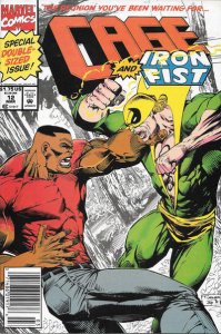 Cage #12 (Newsstand) FN ; Marvel | Luke Cage Iron Fist