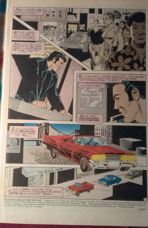 The Adventures Of Ford Fairlane #1 (1990)