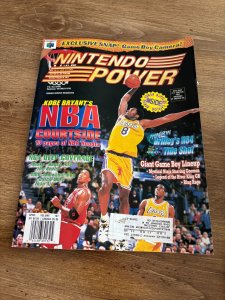 Nintendo Power Magazine # 107 April 1998 Kobe Bryant NBA Courtside Cover 4 J399