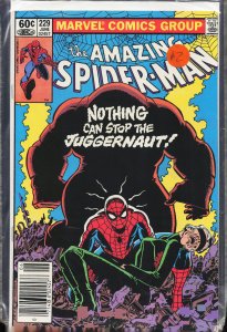The Amazing Spider-Man #229 Newsstand Edition (1982) Spider-Man
