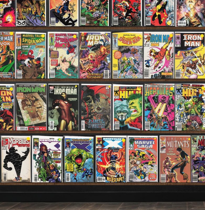 Huge Lot 140+ Comics with The New Mutants, The Spectacular Spider-Man & More!
