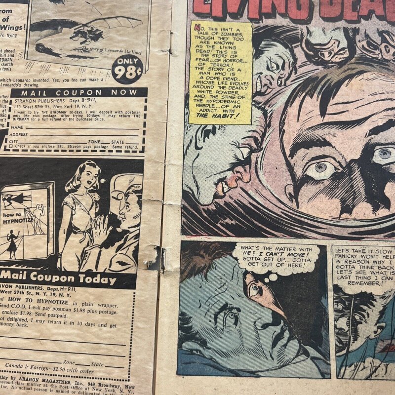 Mister Mystery #15 1954 Aragon Magazines Pre Code Horror, Please see all pics! 