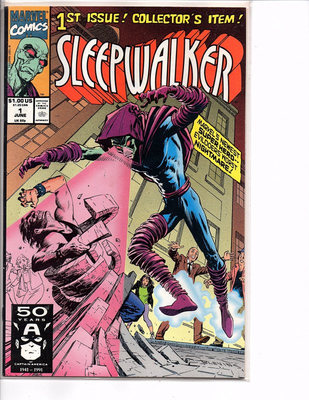 Marvel Comics Sleepwalker #1 1st App. Sleepwalker Bret Blevins Art