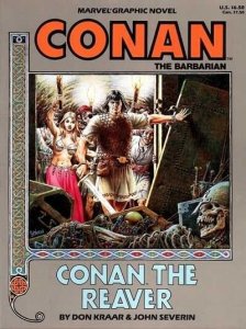 CONAN the REAVER MARVEL GRAPHIC NOVEL 28 (1987) (NEAR MINT)
